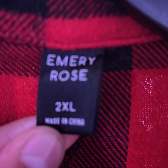 Long Flannel, Worn once fits nice. Button up no tears and super nice. - Picture 3 of 3